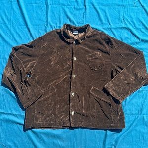 CP Shades 90s vintage Velour Jacket brown size Large